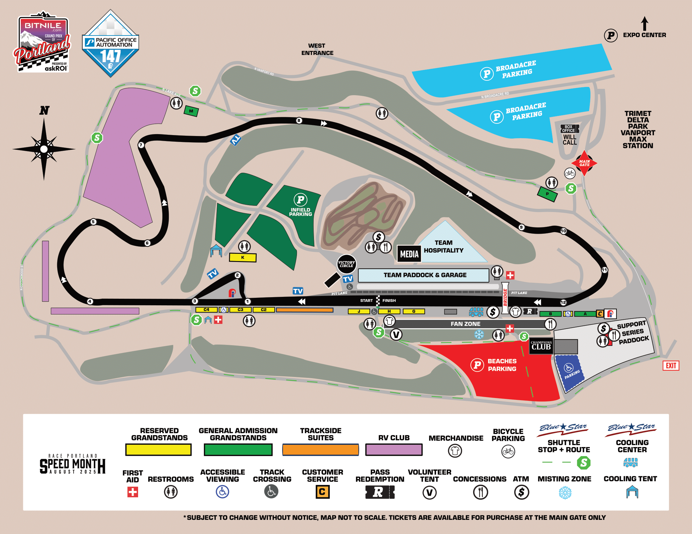 Speed Month Festival Map