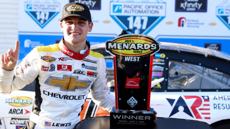 Bridesmaid no more: Landen Lewis earns first win of 2023 at Portland