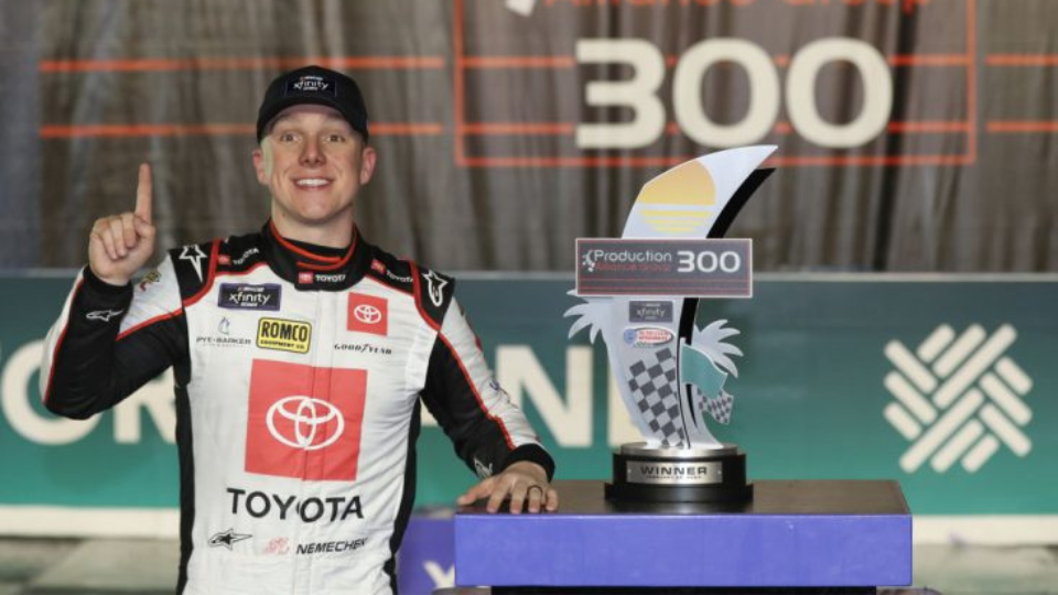 John Hunter Nemechek scoots to Xfinity win at Auto Club