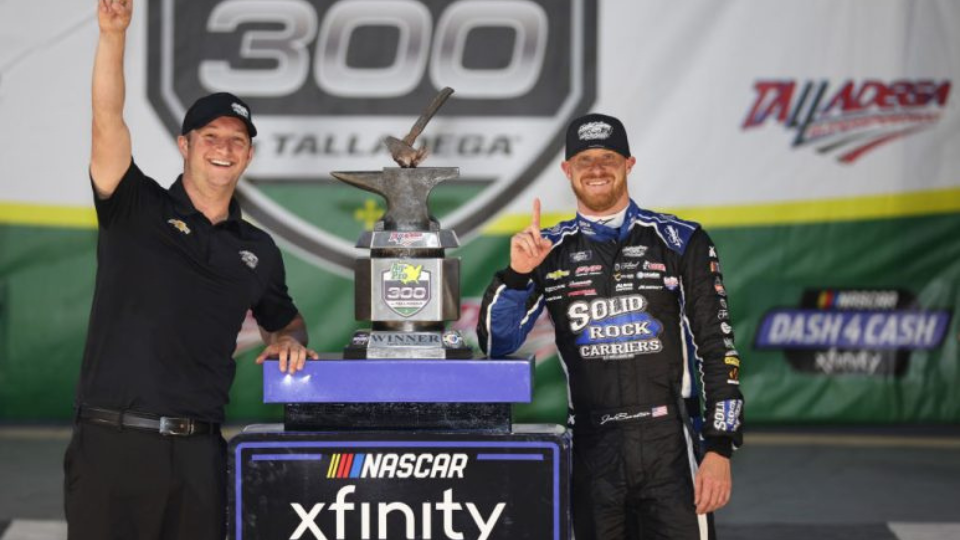 Jeb Burton scores second career Xfinity win at Talladega