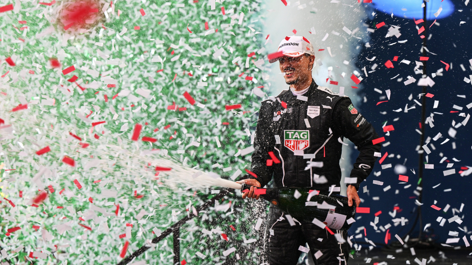 PASCAL WEHRLEIN AND PORSCHE TOP THE PODIUM - ROUND 1 - 2024 HANKOOK MEXICO CITY E-PRIX