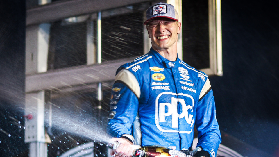 Newgarden (Again) Wins in Exciting Fashion at World Wide Technology Raceway