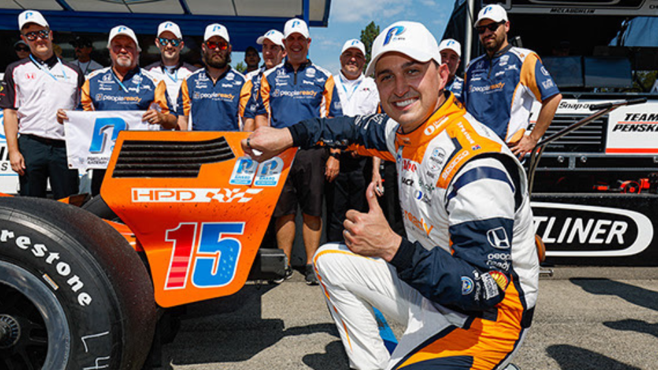 Back in Black: Rahal Rides Primary Tires to Portland Pole