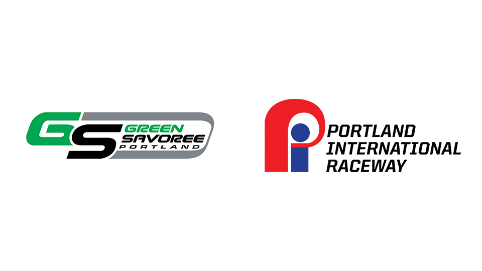 Green Savoree Portland and Portland International Raceway logos